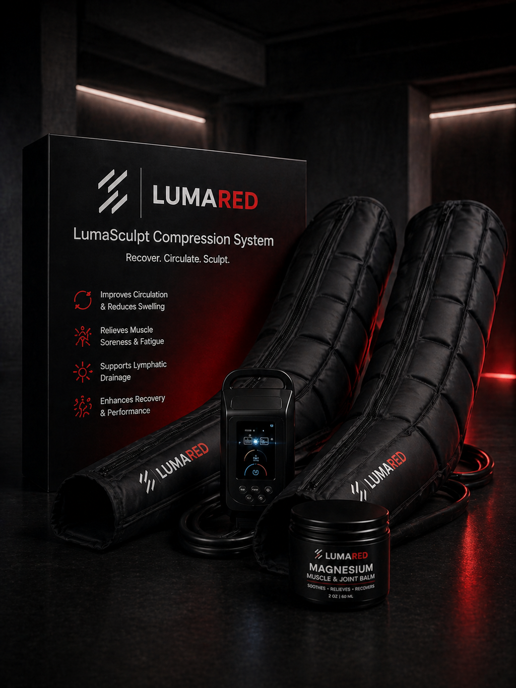 LumaSculpt AirFlow Recovery Compression Boots